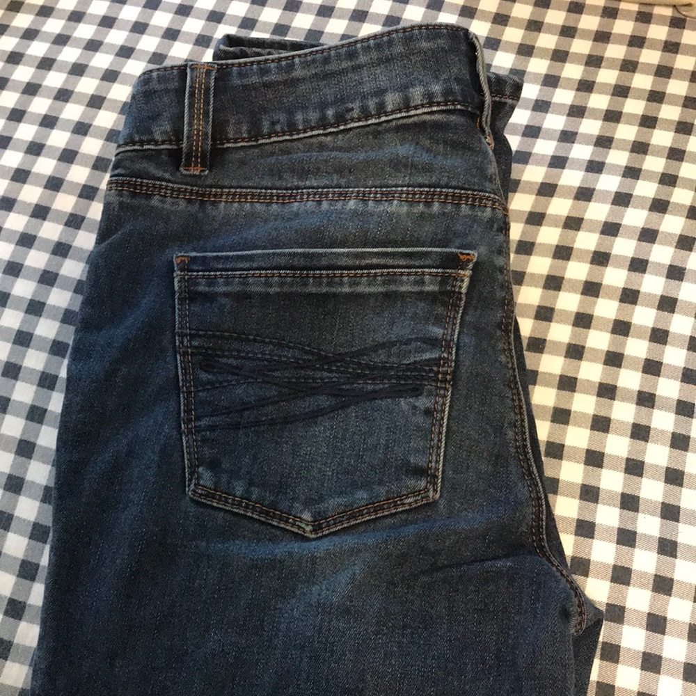 Slim Crop Blue Jeans